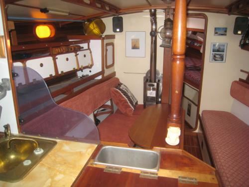 Interior looking forward